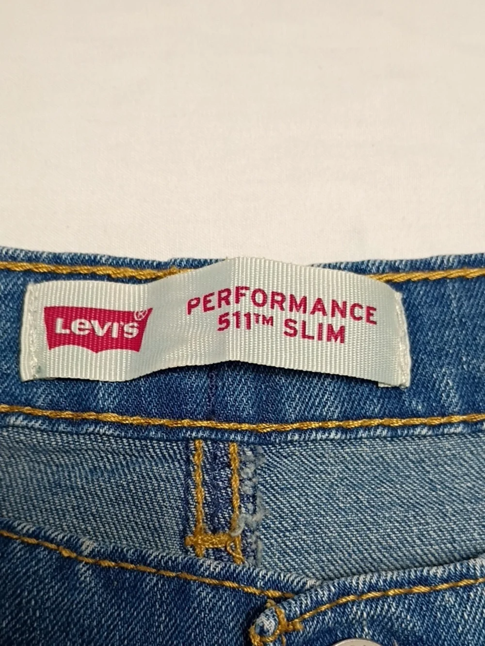 EUC Levi's Performance 511 Slim Light Wash Jeans Girls Size 16 Reg W28 L30
